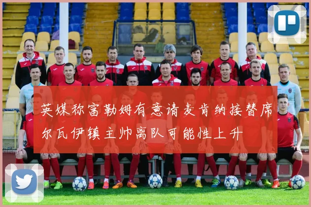 英媒称富勒姆有意请麦肯纳接替席尔瓦伊镇主帅离队可能性上升